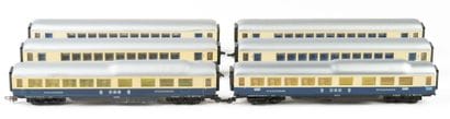 HORNBY. A set of 6 Rheingold cars from the...