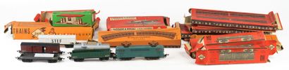 Jouef set including a locomotive, 4 cars...