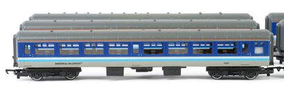 HORNBY. A set of 6 blue 
