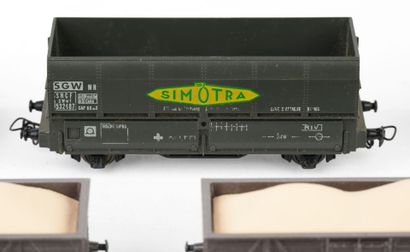 HORNBY. A set consisting of 6 large freight...