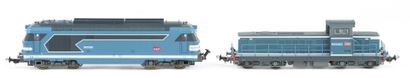 PIKO. A set of two SNCF locomotives, numbers...