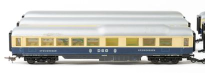 HORNBY. A set of 6 Rheingold cars from the...