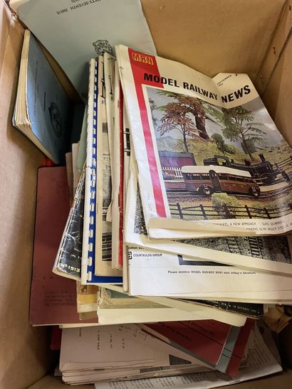 A collection of English-language magazines...