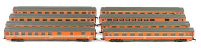 ROCO. A set of 8 SNCF cars, without a box,...