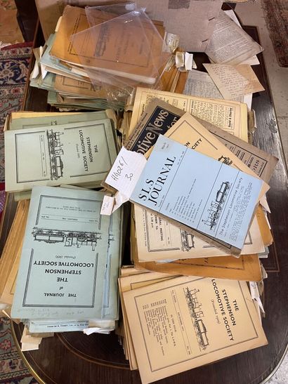 A collection of English-language magazines...