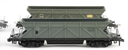 HORNBY ACHO MECCANO. A set of 7 SNCF railcars,...