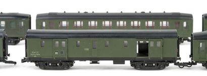 HORNBY. A set of 4 Paris–Lille forest cars...
