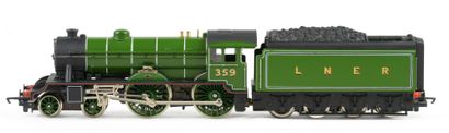 HORNBY. A green FITZWILLIAM steam locomotive...