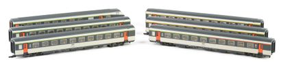 LIMA. An SNCF Corail Bar train set consisting...