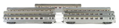 HORNBY ACHO MECCANO. A set of 7 SNCF cars,...