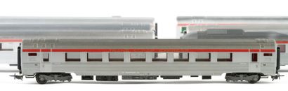 HORNBY. A set of 7 stainless-steel Trans...