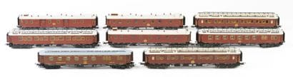 LILIPUT, TRIX, and others. A set of 8 CWIL...