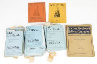 A collection of English-language magazines...