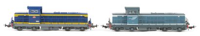 PIKO. A set of two SNCF BB locomotives, numbers...