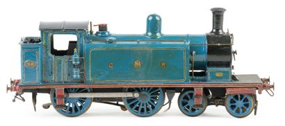 Unbranded metal locomotive, Caledonian 4/4/07,...