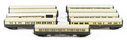 HORNBY. A set of 9 British Royal Mail GWR...