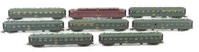JOUEF. A set of 7 SNCF riveted cars and a...