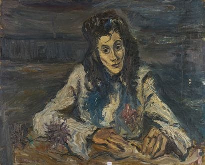 Gabriel DAUCHOT (1927-2003)
Femme à la fleur
Huile...