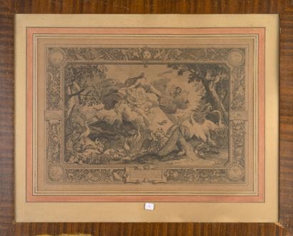 d'après Charles LE BRUN (1819-1690)
Allégories...
