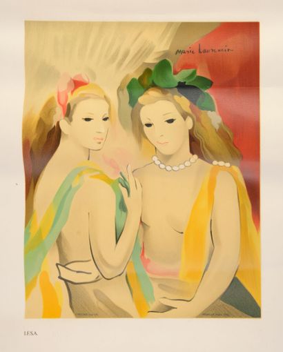 d'après Marie LAURENCIN (1883-1956)
Couple...
