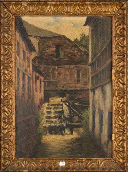 Alexis NYS (1844-1930)
Houffalize ; 1906
Huile...