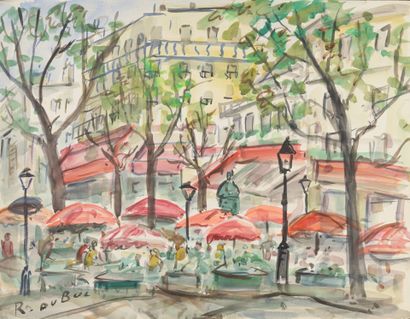 Roland DUBUC (1924-1988)
Bouquet de fleurs
Aquarelle...