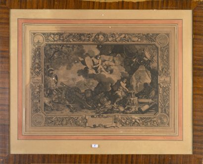 d'après Charles LE BRUN (1819-1690)
Allégories...