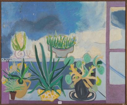 Anne BERARD (XXe)
Le balcon ; 1978
Huile...
