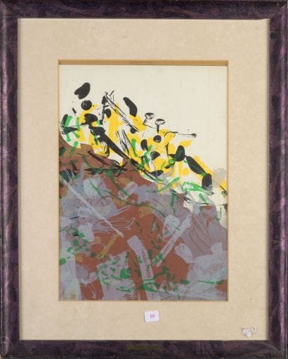 d'après Jean-Paul RIOPELLE (1923-2002)
Sans...