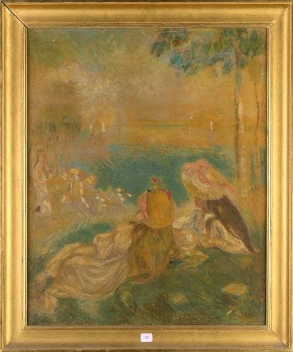 D'après Pierre-Auguste RENOIR
Jeunes filles...