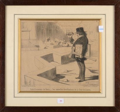 d'après Honoré DAUMIER (1808-1879)
Embellissements...