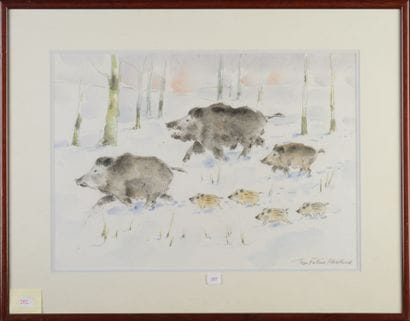 Jean-Fabius HENRION (XX)
Sangliers et marcassins...