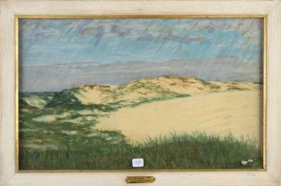 Robert LEMONNIER (1883-1970)
La dune ; 1904
Pastel...