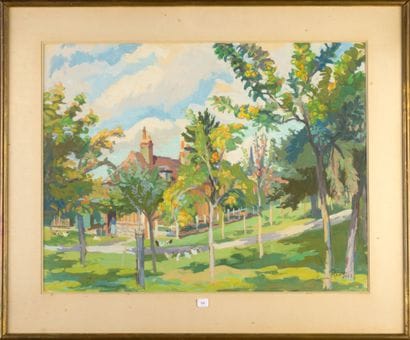 Louis Adolphe RIOU (1893-1958)
ferme normande...
