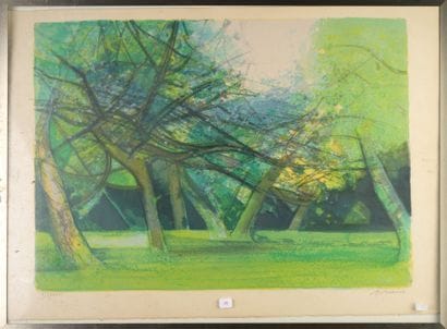 Camille HILAIRE (1916-2004)
Les arbres
Lithographie...