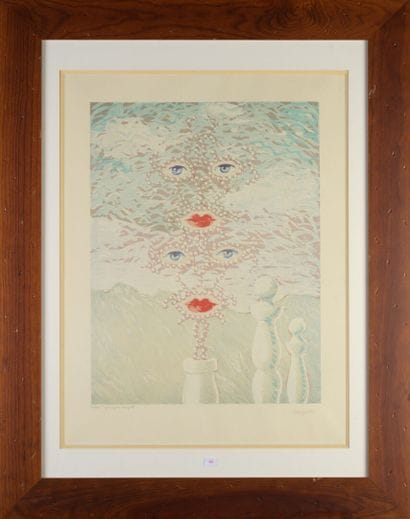 d'après René MAGRITTE, tirée par l'épouse...