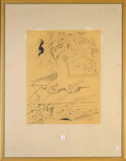 André MASSON (1896-1987)
La table hantée
Lithographie...