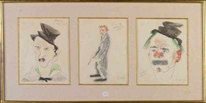 Edmond HEUZE (1884-1967)
Les clowns
Suite...