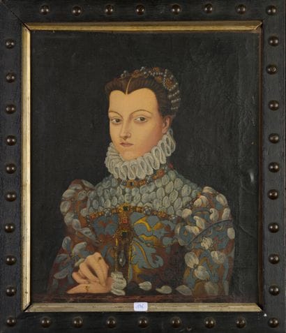 Copie XXe d'après CLOUET
Elisabeth d'Autriche
Huile...