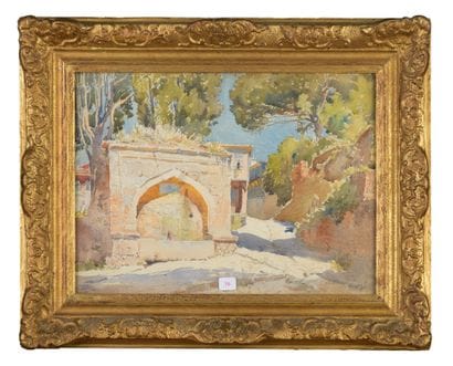 Pierre VIGNAL (1855-1925)
La fontaine
Aquarelle...