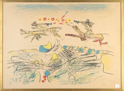 Roberto MATTA (1911-2002)
Les Jupitien
Lithographie...