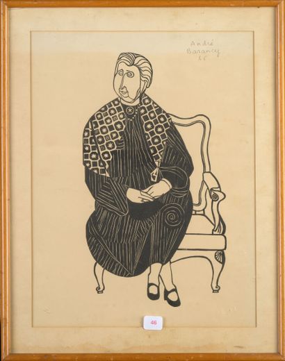 André BARANCY (né en 1921)
Maternité
et
Femme...