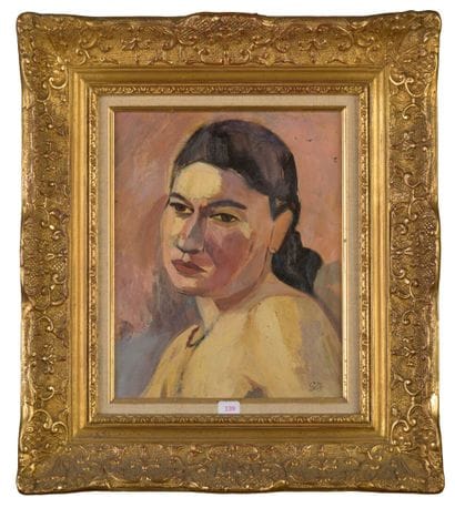 École XXe vers 1930/1940
Portrait de femme
Huile...
