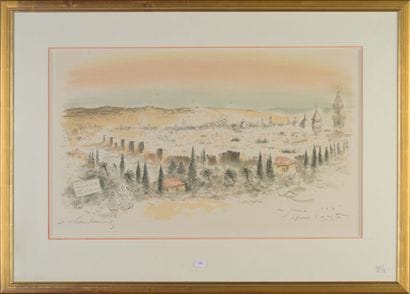 André HAMBOURG (1909-1999)
Jérusalem
Lithographie...