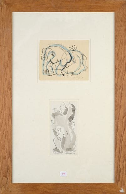 Schlomo SELINGER (né en 1928)
Couples nus
Deux...