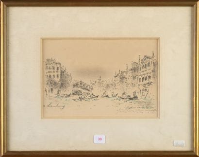 André HAMBOURG (1909-1999)
Venise
Lithographie...