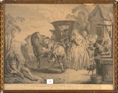 d'après Jean-Baptiste PATER (1695-1736) gravé...