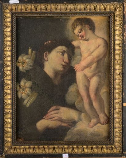 Ecole française XVIIIe (?)
Saint Antoine...