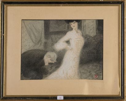 École française vers 1900 dans le gôut de...