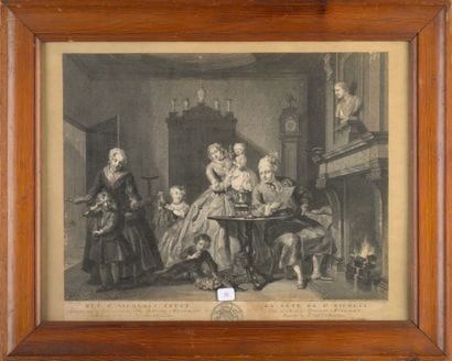 d'après Cornelis TROOST (1697-1750) gravé...